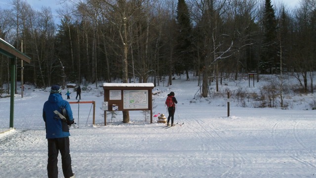 Dewey Mountain has a network of groomed trails Dewey Mountain has a network of groomed trails