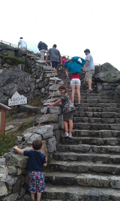 It's a bit of a hike, if you choose to avoid the elevator!