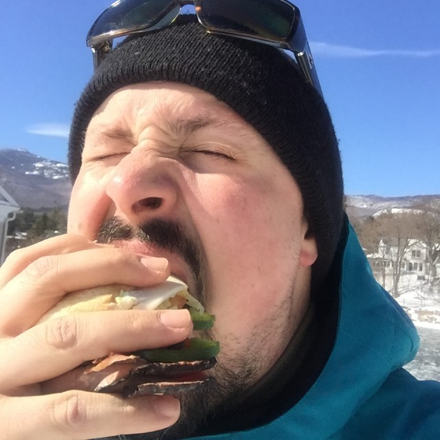 Big sandwich - perfect for a big mouth!