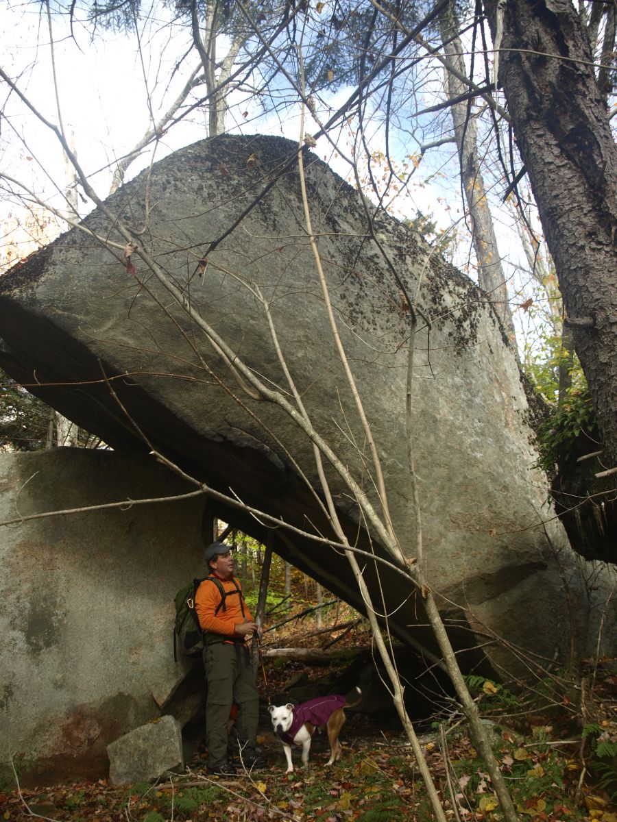 Rock lean-to