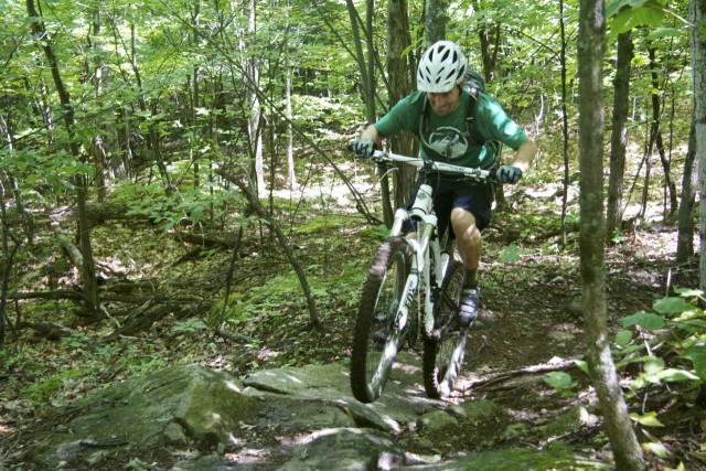 Climbing on the Ridge Trail