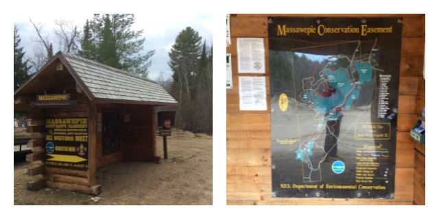 The trail register is in this hut, with a nice map to consult before setting out. See all the lakes!