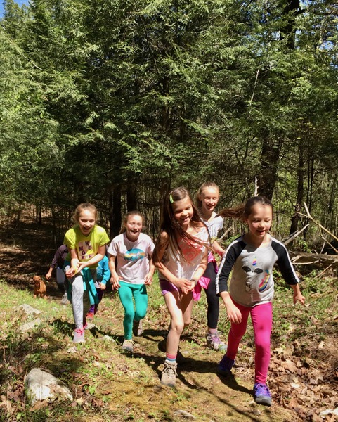 Kids enjoying a trail where six months ago none existed. One day their kids might enjoy it as well.