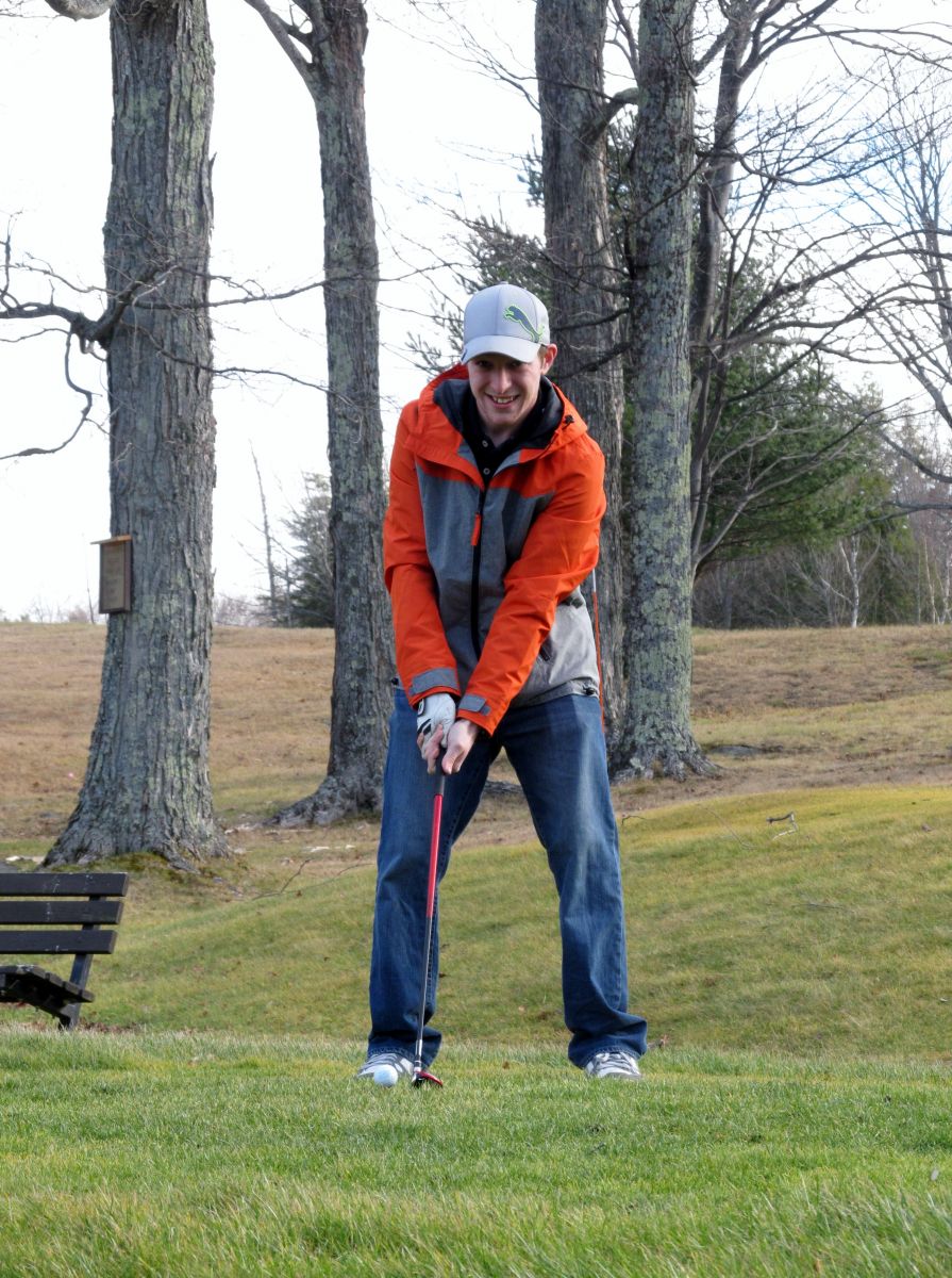 The newbie, Mike Kelly, a natural.