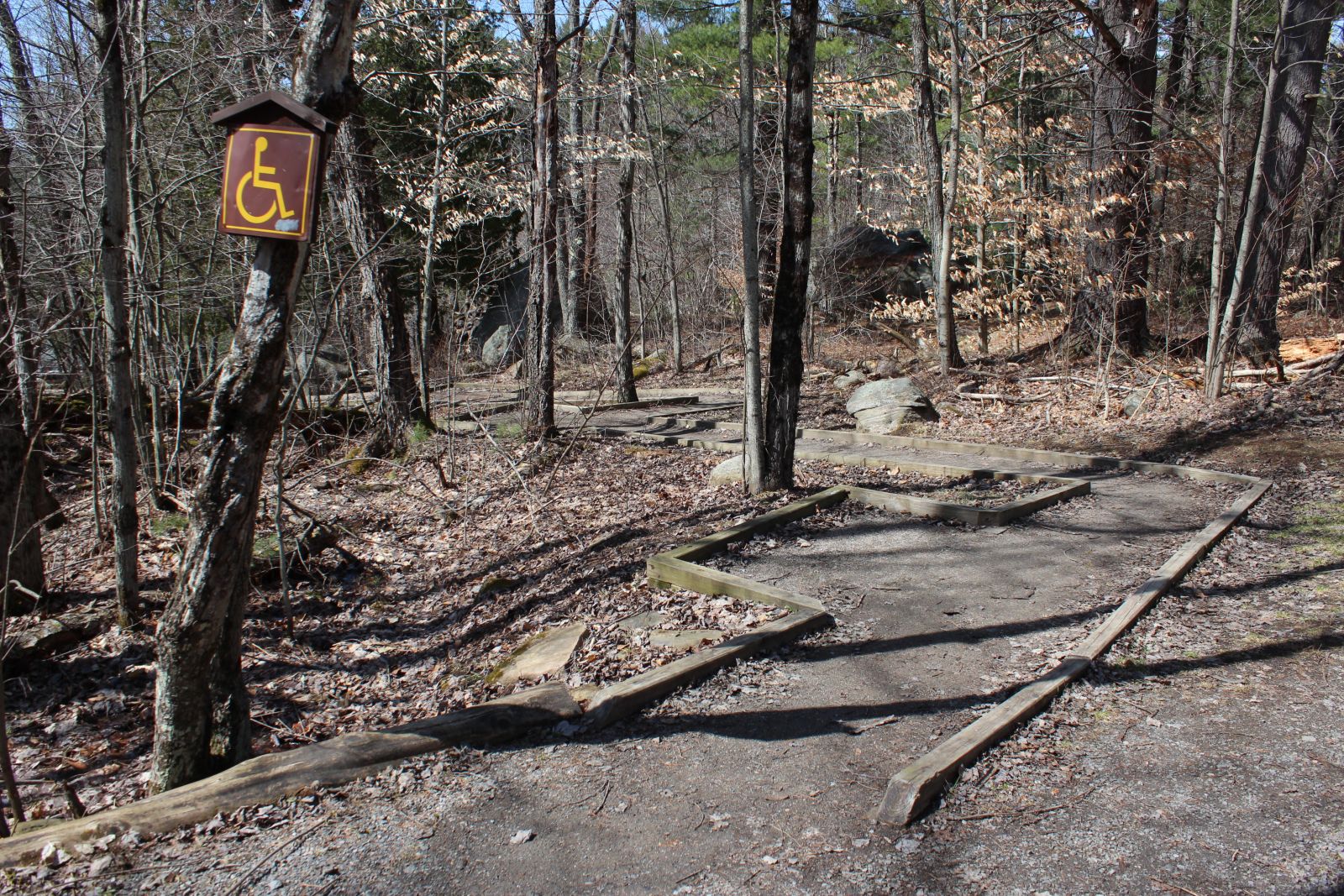 The ramp to the viewing platform.
