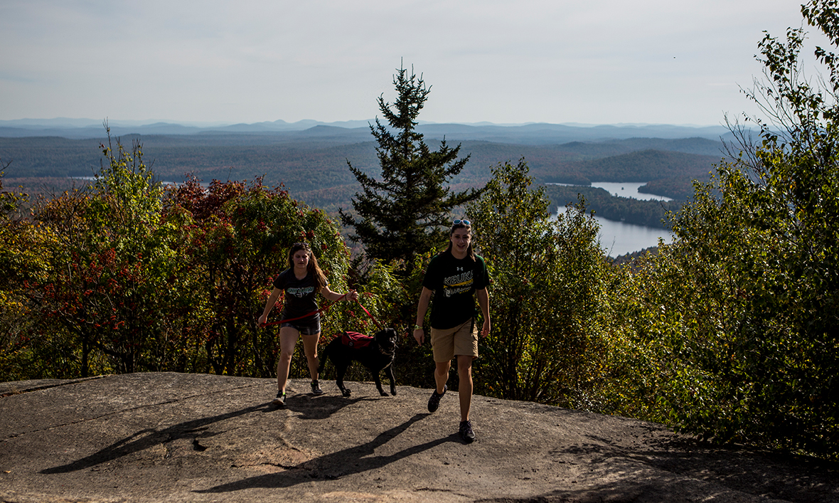 Approaching the summit of Mount Arab.
