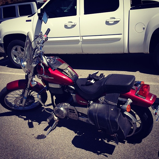 Bike parked