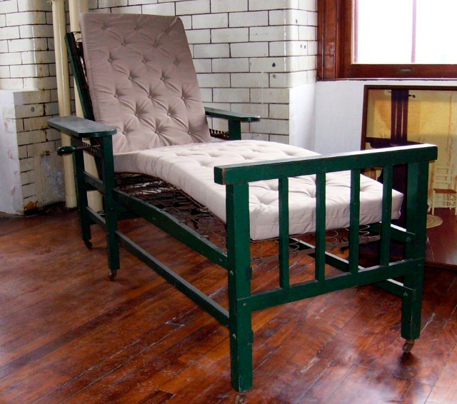 an Adirondack Recliner from the Saranac Laboratory Museum collection