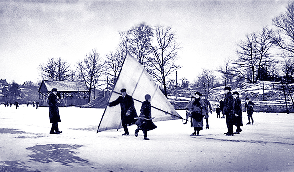 1916 Skate Sailing