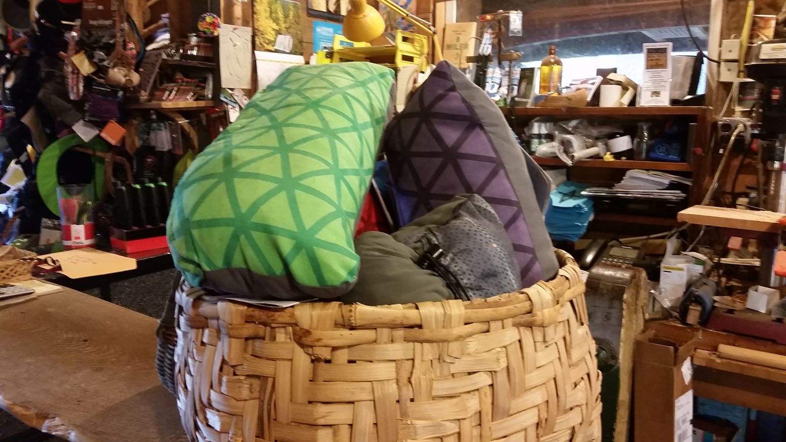 I bought a blue one to match my tent.