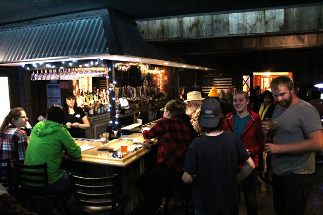 Pourman's kept filling up as Tim played.