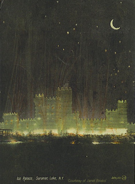 The Ice Palace in 1901 (courtesy of Historic Saranac Lake wiki website) The Ice Palace in 1901 (courtesy of Historic Saranac Lake wiki website)