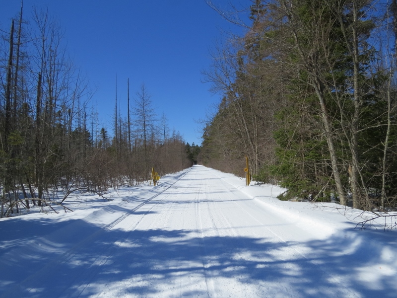 Groomed road