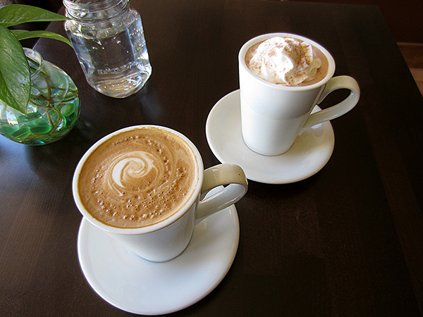 Latte and Hot Chocolate