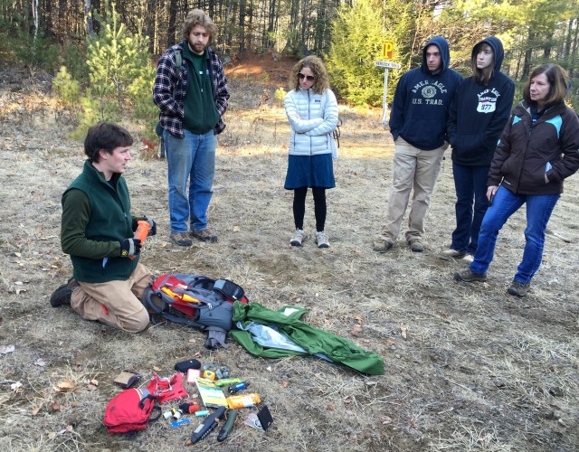 Exploding your pack - inventory of supplies