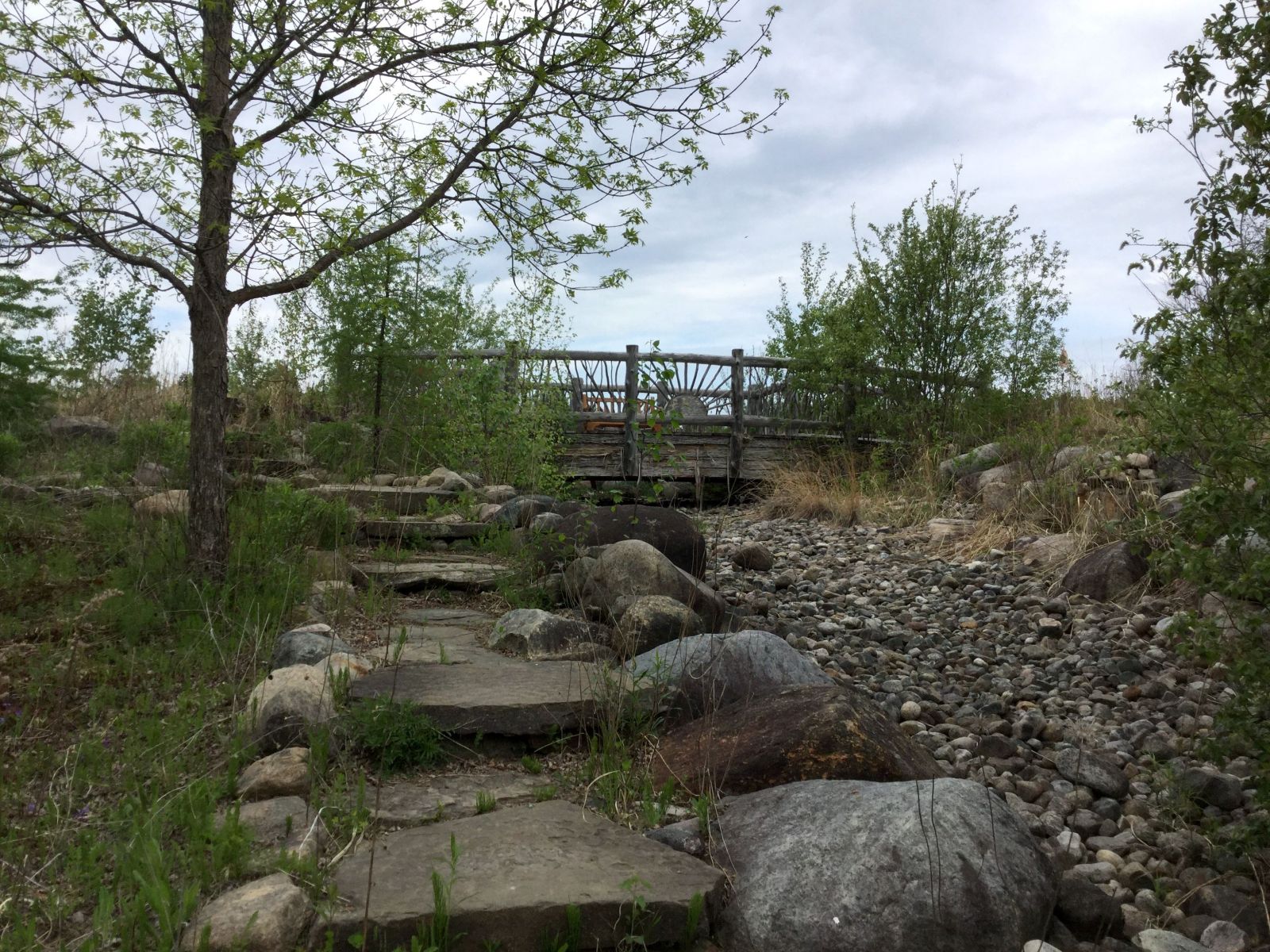 Take this side route near the bridge to find some hidden gems.