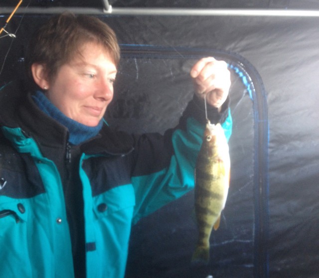 Ice fishing success
