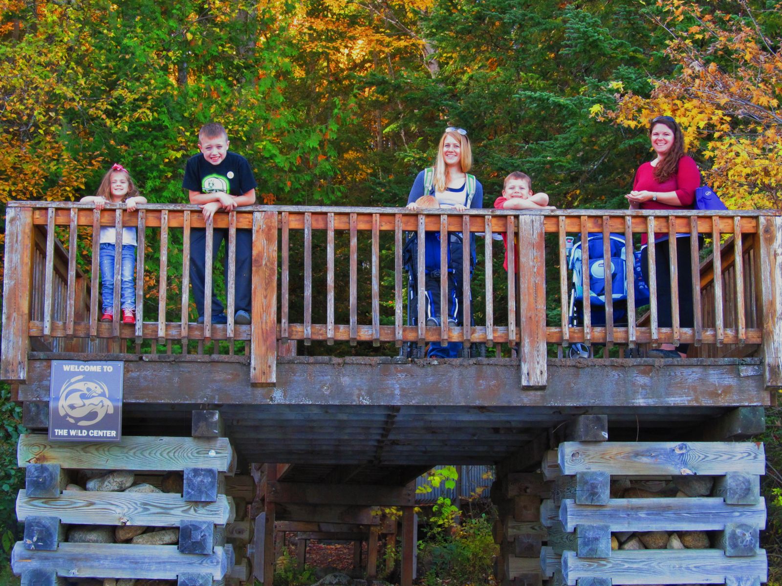 Visitors watch the paddlers from one of two lookouts