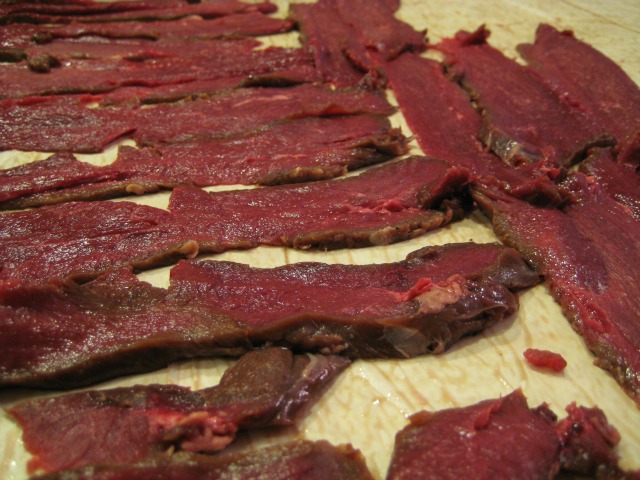"Venison jerky" by _ Kripptic - venison jerky. Licensed under CC BY 2.0 via Commons - https://commons.wikimedia.org/wiki/File:Venison_jerky.jpg#/media/File:Venison_jerky.jpg "Venison jerky" by _ Kripptic - venison jerky. Licensed under CC BY 2.0 via Commons - https://commons.wikimedia.org/wiki/File:Venison_jerky.jpg#/media/File:Venison_jerky.jpg
