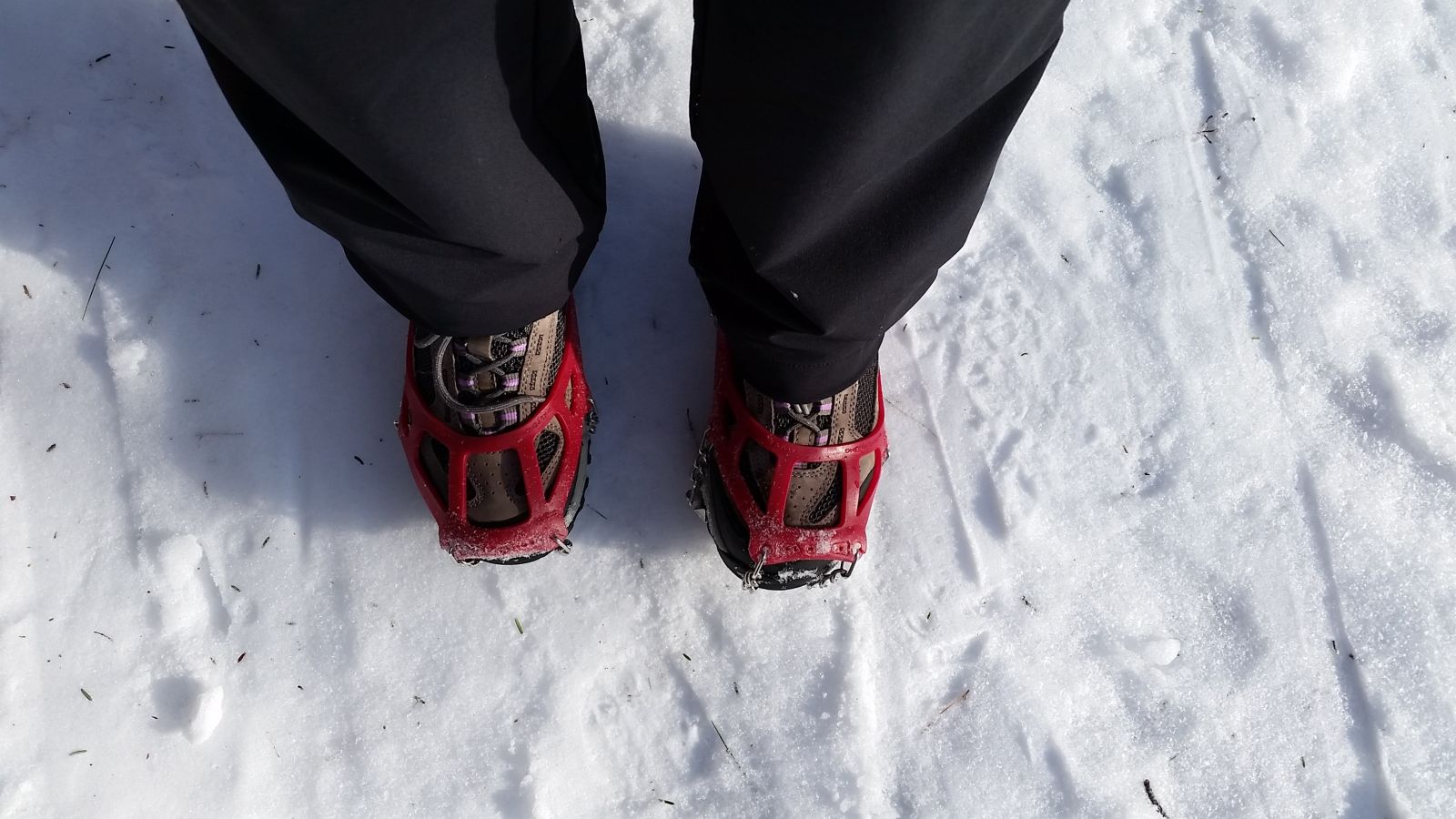 Used the mirco spikes the next day!