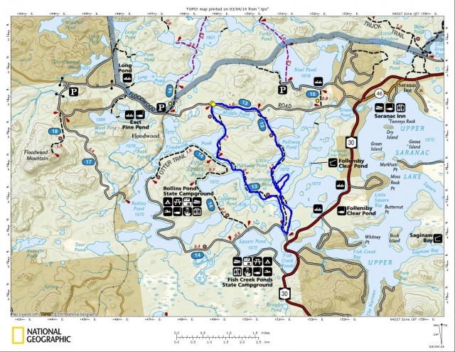 Map of Floodwood Loop Map of Floodwood Loop