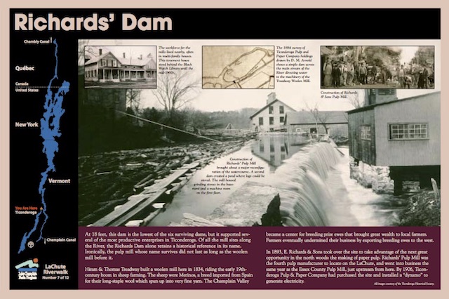 This is only one of the informational signboards along the River Walk. They help us see the past come alive.