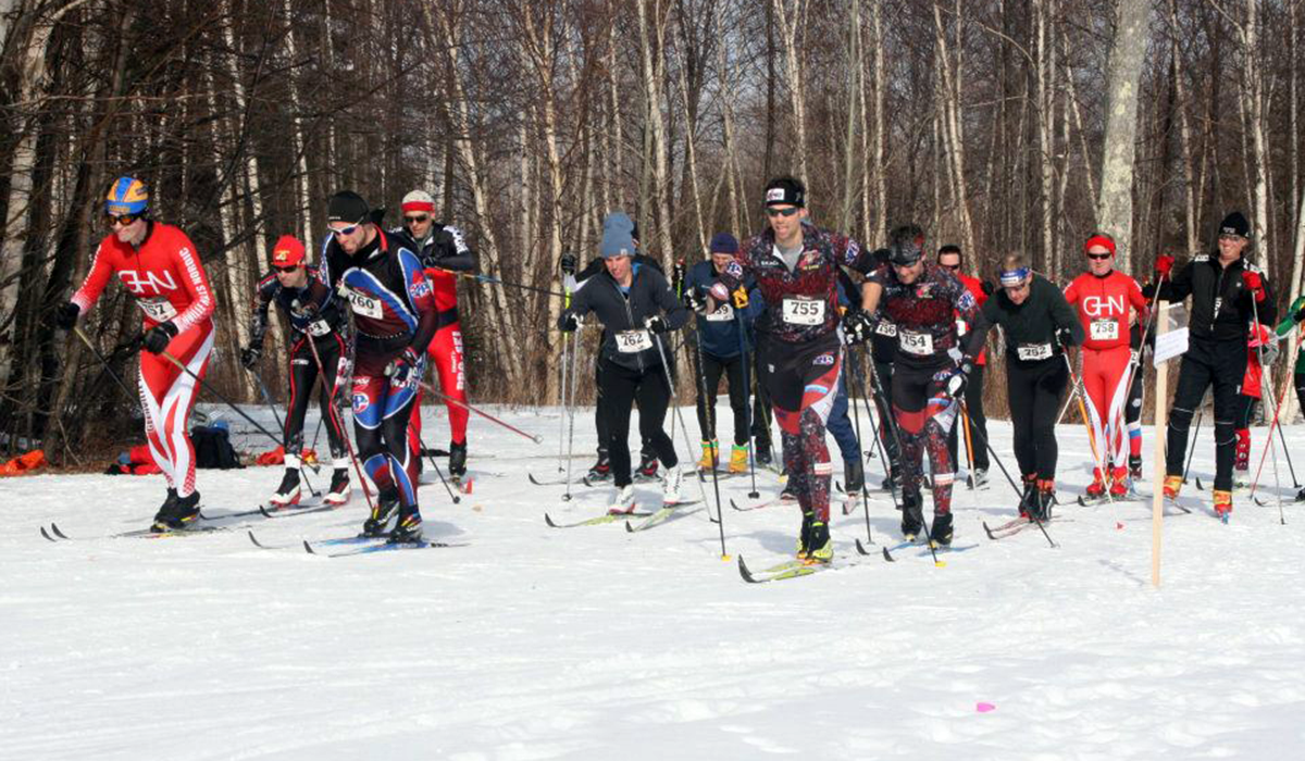 The Tupper Lake Groomed Cross Country Ski Center hosts the Lumberjack Scramble