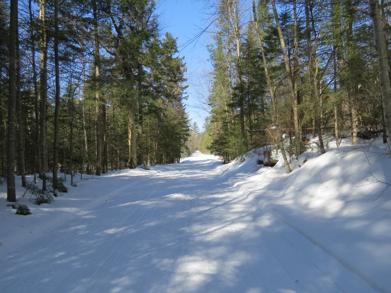 Groomed road