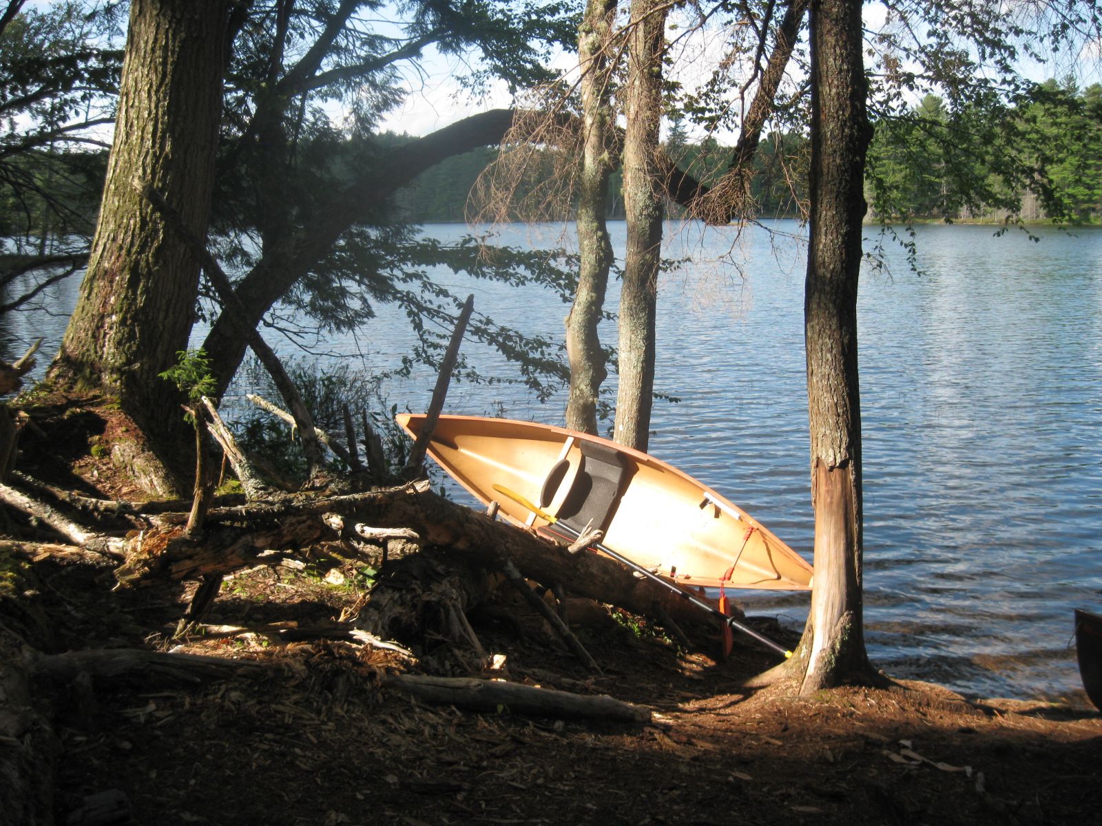 So much more enjoyable doing the carries with a 16 lb. canoe rather than my 45 lb. plastic kayak!