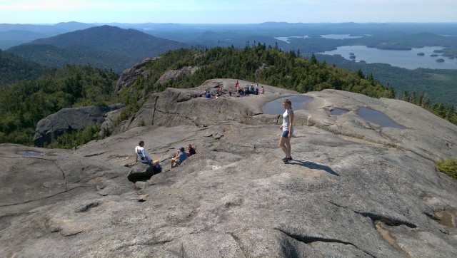One of the reasons we hike - the beautiful 360-degree view. One of the reasons we hike - the beautiful 360-degree view.