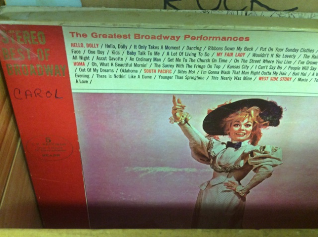 I hear records are coming back. In any case, this can be a fun gift for a fan of Broadway musicals, even if all they can do is look at it.