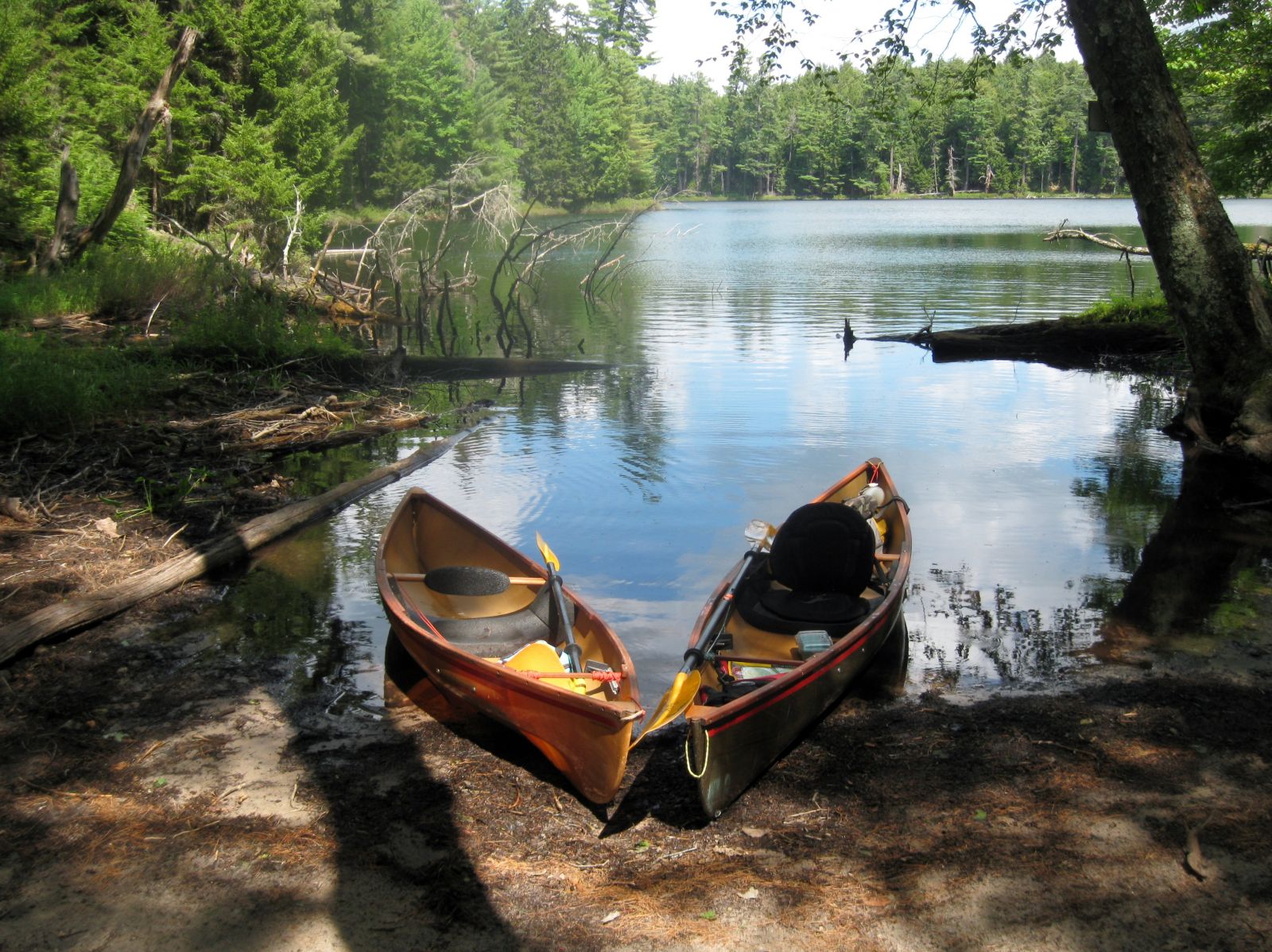 On Green Pond!