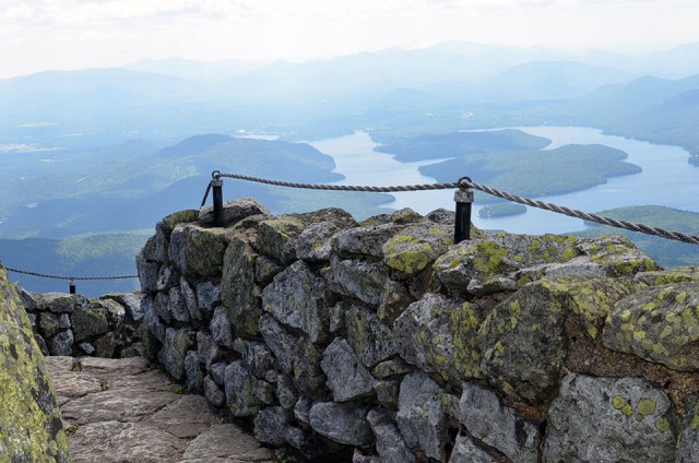 View of Lake Placid from top of Whiteface Memorial Highway