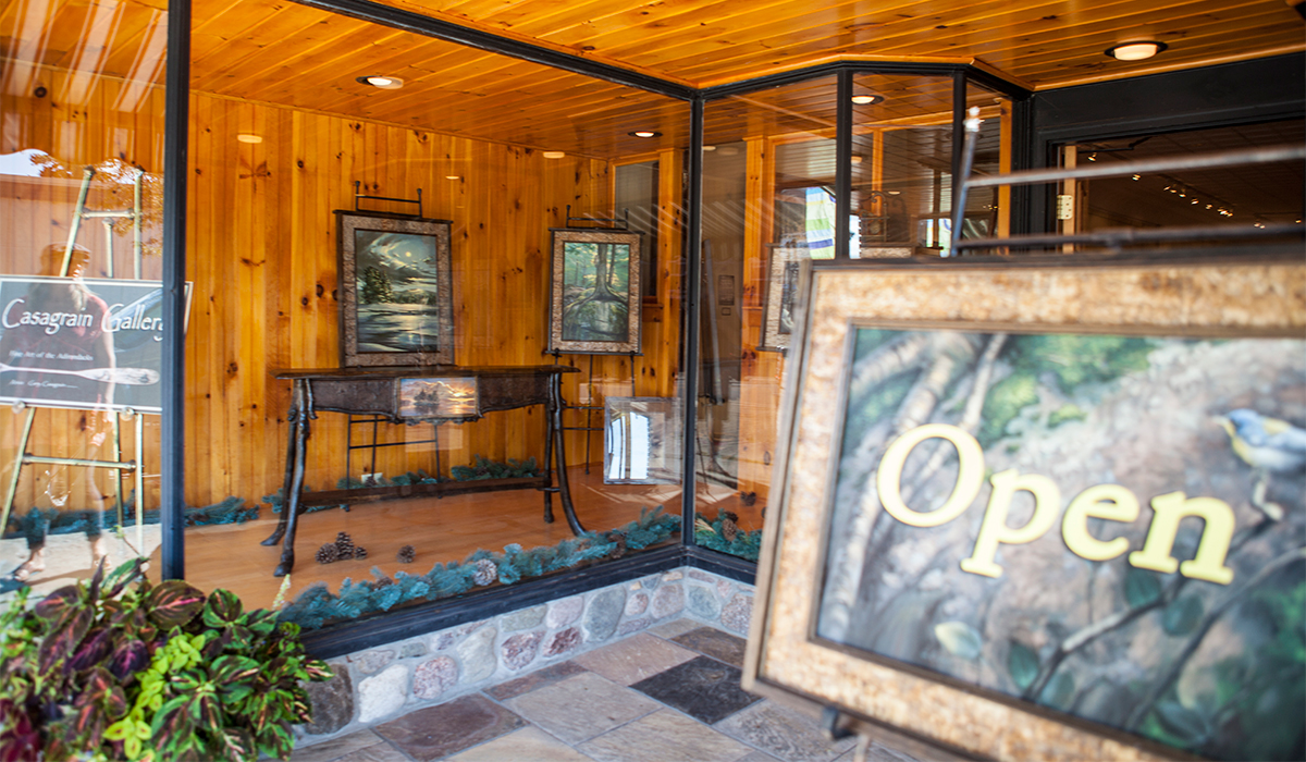 Casagrain Gallery, Tupper Lake (ROOST/Shaun Ondak photo)