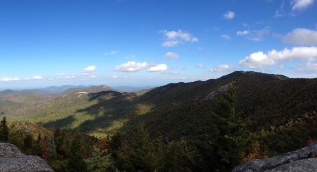 Spectacular view looking east to Lake Champlain.