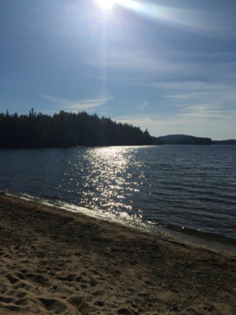 Middle Saranac Beach has a wonderful view, and summer charm to burn! Middle Saranac Beach has a wonderful view, and summer charm to burn!