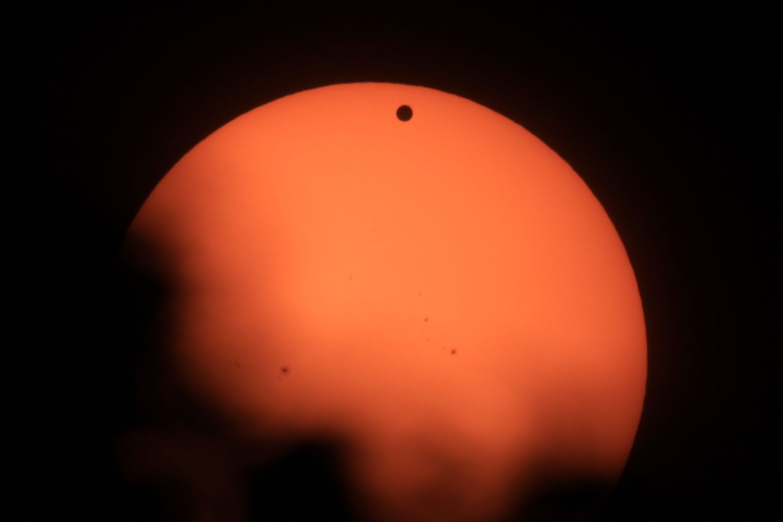 Transit of Venus, June 6, 2012.