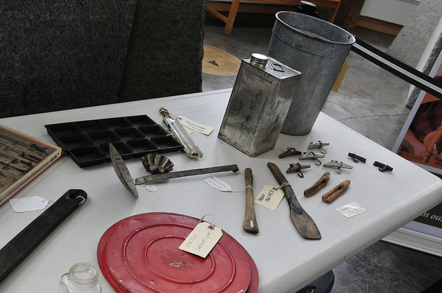 These classic tools of the trade were made available for anyone who wanted to use them.