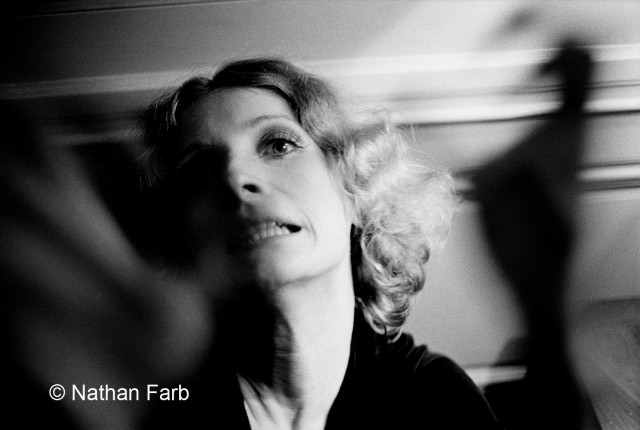 Farb's photo of Andy Warhol's superstar, Viva, from "Summer of Love" c1968