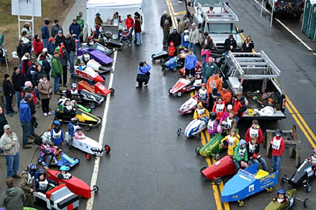 Lining up and eager to go! Lining up and eager to go!