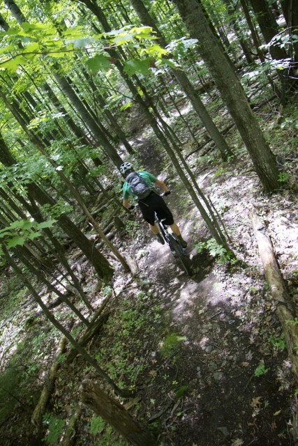 Heading down Marble Mountain