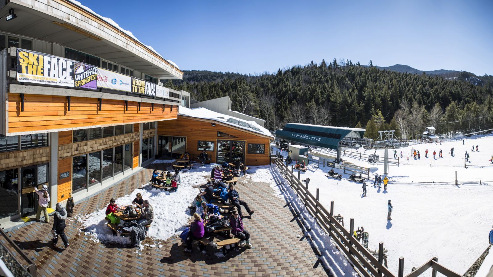 Apres ski at the mountain or in town.