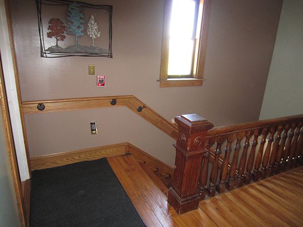 At the top of the Stairs