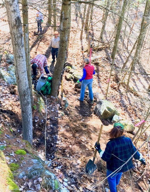 Trails don't just materialize. They take countless hours on the part of countless volunteers.