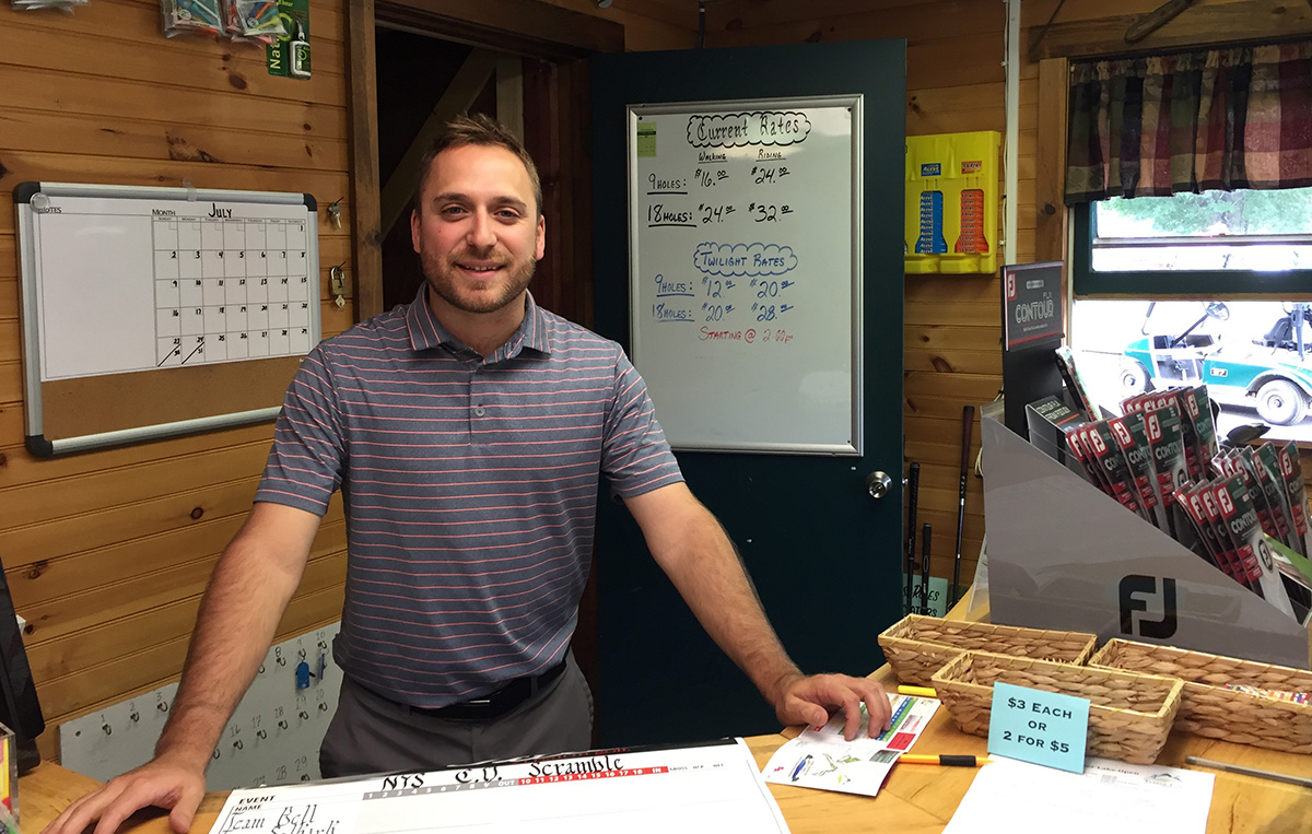 Head pro Evan LaBarge