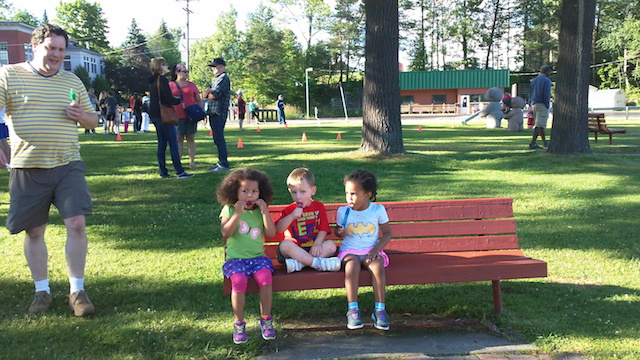 the fun run prize was popsicles... for everyone!
