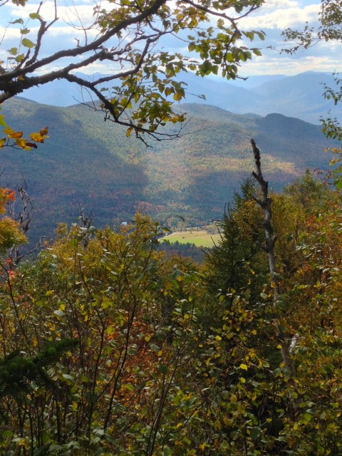 A few good views appear during the ascent up Jay Mountain