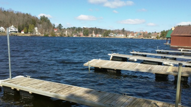 The trees are barely budding but the lake becomes incredibly blue! The trees are barely budding but the lake becomes incredibly blue!
