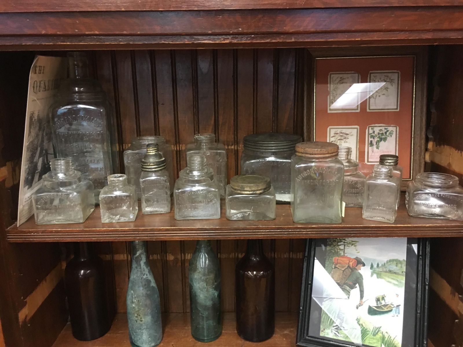 Maple syrup bottles from A.A. Low's operation.