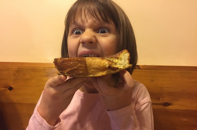My daughter is a bit of a ham for the camera.